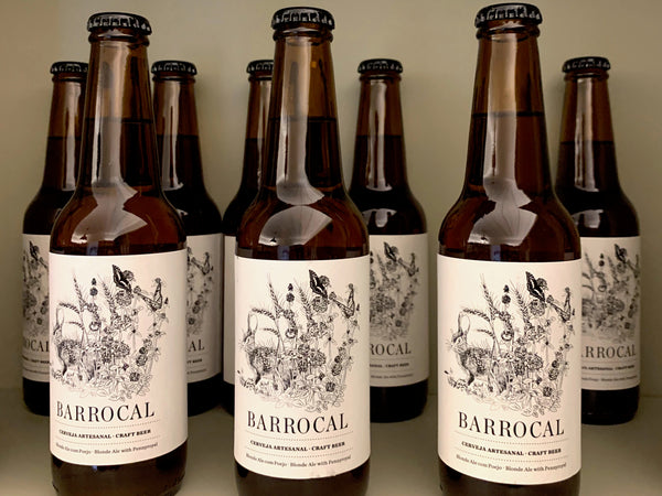 São Lourenço do Barrocal Blonde Ale Craft Beer with Pennyroyal / <i>Cerveja Artesanal Blonde Ale com Poejo</i>
